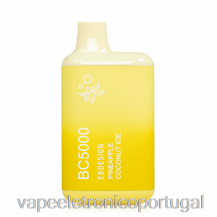 Vape Eletrônico Bc5000 Descartável Abacaxi Coco Gelo